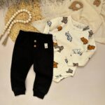 ست بادی شلوار کرم