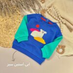 دورس کرکی آبی آستین سبز